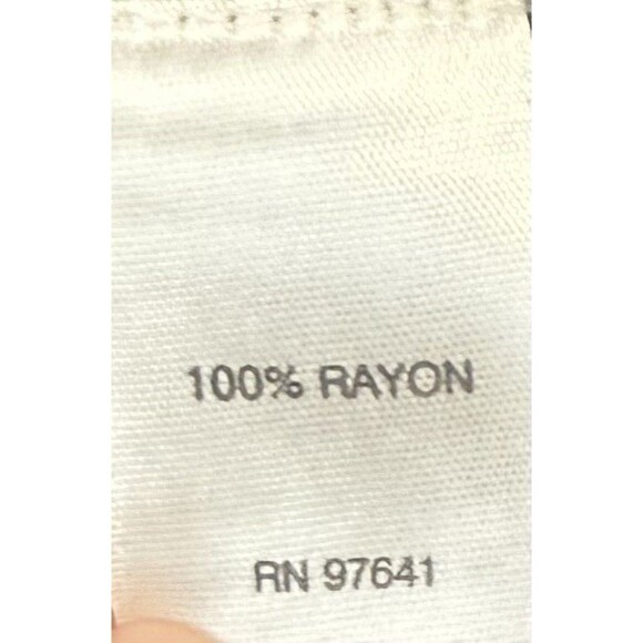 J. Jill Black Tan Floral Rayon Button Front Blouse L Boho Artsy Cottagecore - Picture 5 of 10